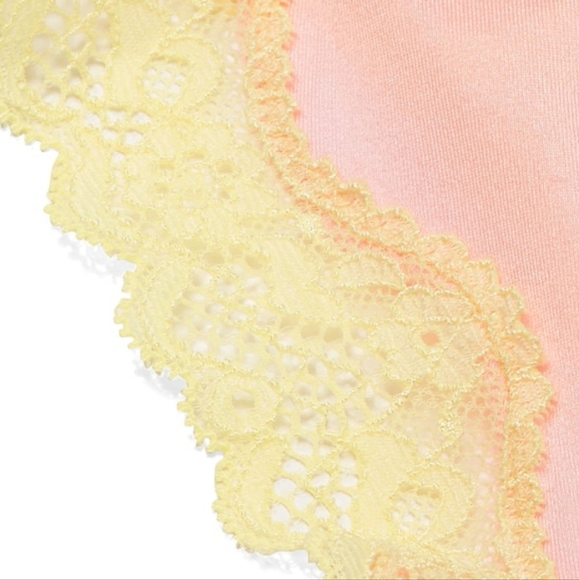 Victoria Secret -Smooth High-Leg Scoop Thong Panty (Pretty Blossom) - Picture 3 of 4